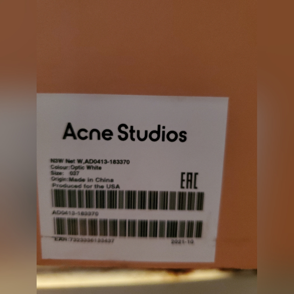 NIB sz 35 and 37 Acne Studios sneakers - Picture 5 of 5